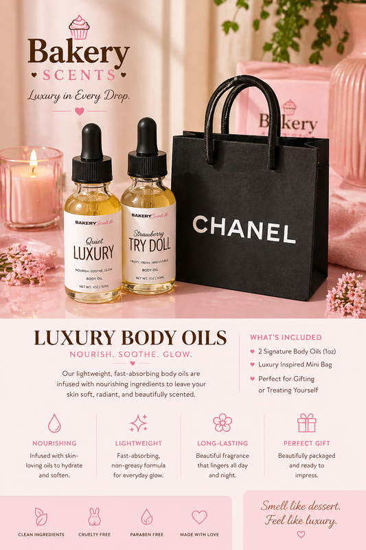 Luxury Bag Body Oil Bundle