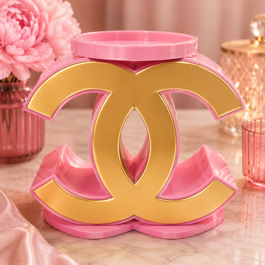 Chanel Inspired 3 Wick Candle Holder